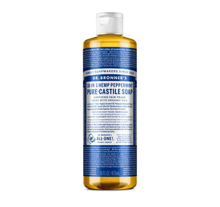 Dr. Bronner's Pure Castile Liquid Soap Peppermint 473ml - CAFORIA.CA