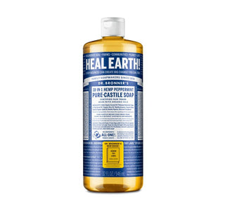 Dr. Bronner's Pure Castile Liquid Soap Peppermint 946ml - CAFORIA.CA