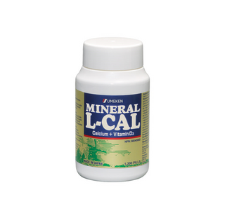 Umeken Mineral L-Calcium 130g - 2 month supply (1,300 balls)