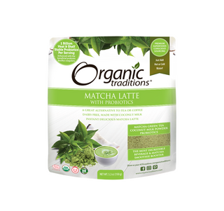 Organic Traditions Organic Matcha Latte with Probiotics 150g