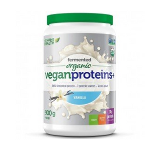 Genuine Health Fermented Organic Vegan Proteins + Vanilla 900g