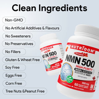 Nutridom NMN 500 60  Veggie Capsules