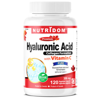 Nutridom Hyaluronic Acid with Vitamin C 120 Vcaps