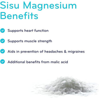 Sisu Magnesium Malate 250 mg, 200 Veggie Capsules