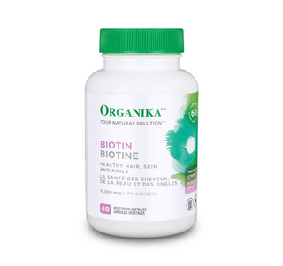 Organika Biotin 10,000MCG 60 Capsules