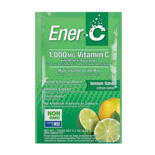 Ener - C 1,000mg Vitamin C Drink Mix - Lemon & Lime 30 packs - CAFORIA.CA