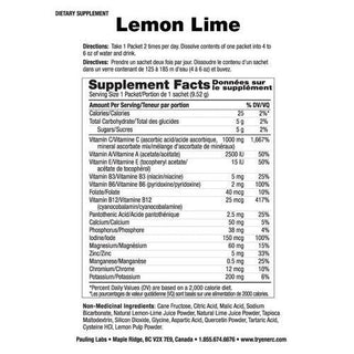 Ener - C 1,000mg Vitamin C Drink Mix - Lemon & Lime 30 packs - CAFORIA.CA