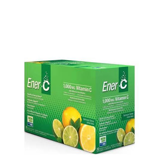 Ener - C 1,000mg Vitamin C Drink Mix - Lemon & Lime 30 packs - CAFORIA.CA