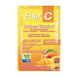 Ener - C 1,000mg Vitamin C Drink Mix - Peach & Mango 30 packs - CAFORIA.CA