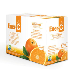 Ener - C Sugar Free 1,000mg Vitamin C Drink Mix - Orange 30 packs - CAFORIA.CA