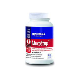 Enzymedica MucoStop 48 Capsules - CAFORIA.CA