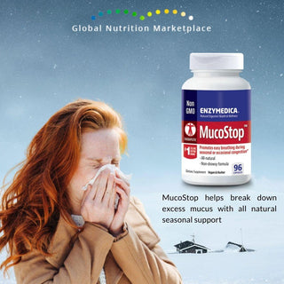 Enzymedica MucoStop 48 Capsules - CAFORIA.CA