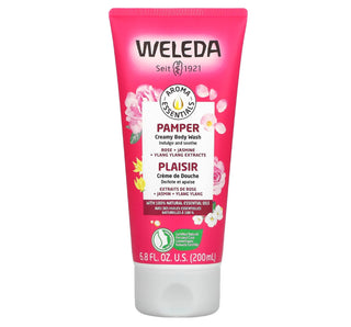 Weleda Pamper Creamy Body Wash - Rose Jasmine 200ml