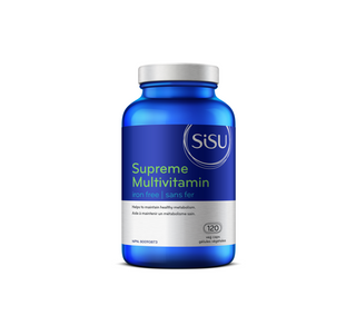 Sisu Supreme Multivitamin iron free 120 Veggie Capsules