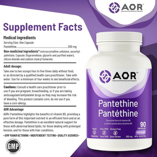 AOR Pantethine 300mg 90 Capsules