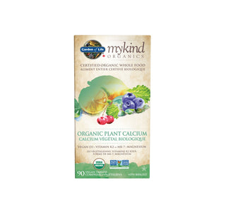 Garden of Life Mykind Organics Plant Calcium 90 Tablets - CAFORIA.CA