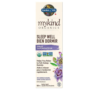 Garden of Life MyKind Organics Sleep Well Spray 2 fl oz (58 ml) - CAFORIA.CA