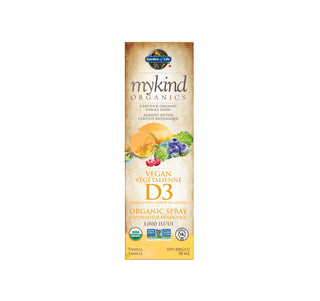 Garden of Life Mykind Organics Vitamin D3 Organic Spray - Vanilla 58ml - CAFORIA.CA