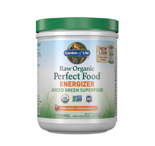 Garden of Life Raw Organic Perfect Food Green Superfood Energizer Powder 276g - CAFORIA.CA