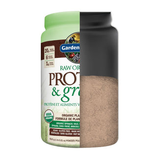 Garden of Life Raw Organic Protein & Greens Powder - Chocolate 610g - CAFORIA.CA