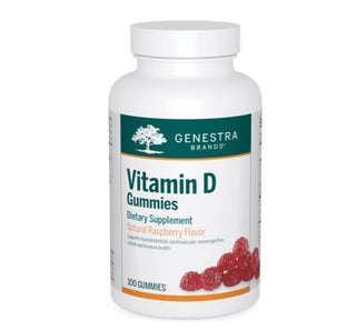 Genestra Vitamin D Gummies Raspberry 100 Gummies - CAFORIA.CA