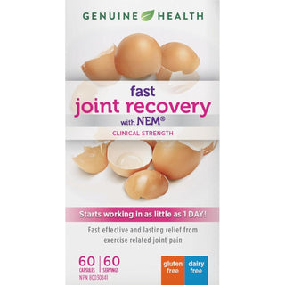 Genuine Health, Fast Joint Recovery with NEM, 60 Capsules - CAFORIA.CA