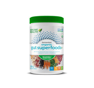 Genuine Health Fermented Organic Gut Superfoods Unsweetened & Unflavoured 229g - CAFORIA.CA