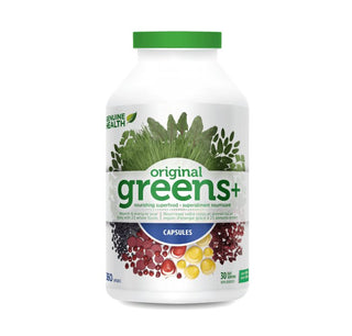 Genuine Health Greens + 360 Capsules - CAFORIA.CA