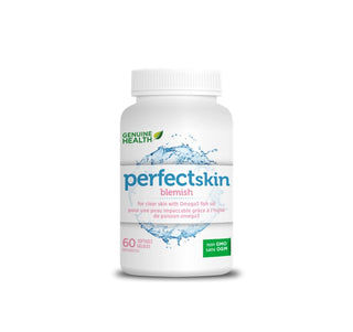 Genuine Health Perfect Skin blemish 60 Softgels - CAFORIA.CA