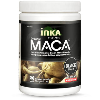 Inka Maca Black Powder, Organic, 4.37 oz (124 g) - CAFORIA.CA