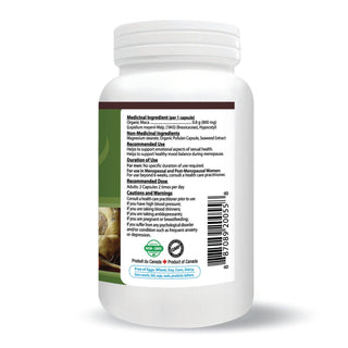 Inka Organic Maca 800 mg, 120 Veggie Capsules - CAFORIA.CA