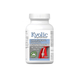 Kyolic Cholesterol Control Formula 106 with Hawthorn Berry, Cayenne & Vitamin E 90 Capsules - CAFORIA.CA