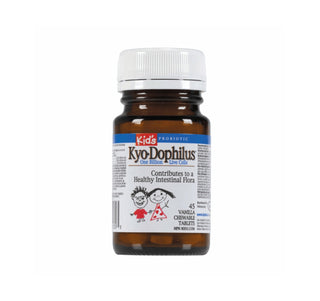 Kyolic Kyo - Dophilus Kids Probiotic - 45 Vanilla Chewable Tablets - CAFORIA.CA