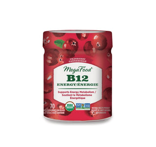 MegaFood B12 Energy – Cranberry Gummy 70ct - CAFORIA.CA