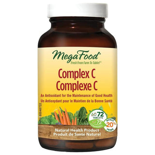 MegaFood Complex C 72 Tablets - CAFORIA.CA