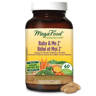 MegaFood Multivitamin for Women Baby and Me 2, 60 Tablets - CAFORIA.CA