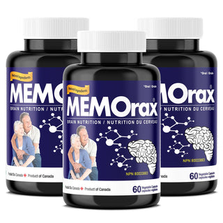 Memorax 500 mg 60 Vcaps - 3 PACK - CAFORIA.CA