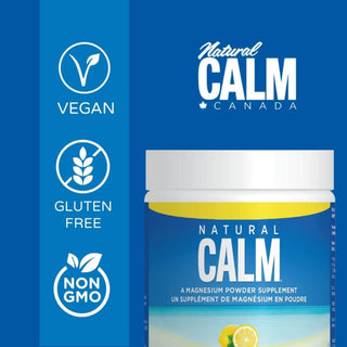 Natural Calm Magnesium Citrate Powder - Sweet Lemon 226g - CAFORIA.CA