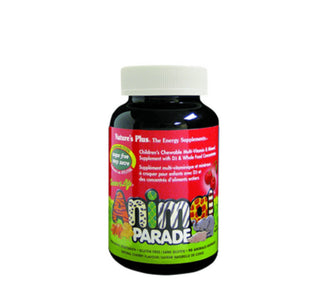 Nature's Plus Animal Parade® Multivitamin Children’s Chewable Sugar Free - Cherry 90 Tablets - CAFORIA.CA