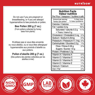 Nutridom Bee Pollen Gold, Granules, 7 oz (200 g) - CAFORIA.CA