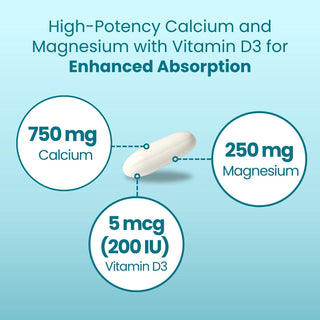 Nutridom Cal - Mag with Vitamin D, 120 Softgels - CAFORIA.CA