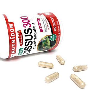 Nutridom Cissus Quadrangularis, 150 mg, 2.5% Ketosteroids, 120 Veggie Capsules - CAFORIA.CA