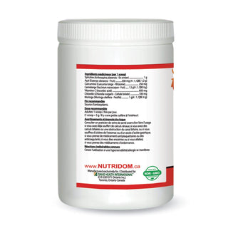 Nutridom Daily Green Antioxidant 7 with Spirulina / Chlorella Powder 300g - CAFORIA.CA