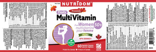 Nutridom Multivitamin for Women Over 50, 60 Veggie Capsules - 3 PACK - CAFORIA.CA