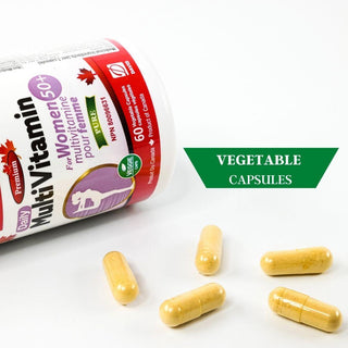 Nutridom Multivitamin for Women Over 50, 60 Veggie Capsules - CAFORIA.CA