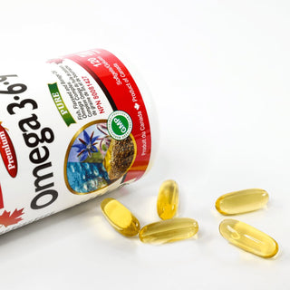 Nutridom Omega 3 - 6 - 9, 1200 mg, EPA, DHA, 120 Softgels - CAFORIA.CA