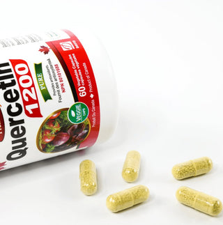 Nutridom Quercetin 600mg, 60 Veggie Capsules - CAFORIA.CA