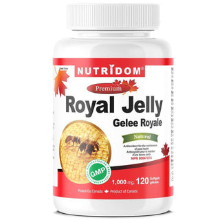 Nutridom Royal Jelly, 1,000 mg, 120 Softgels - CAFORIA.CA