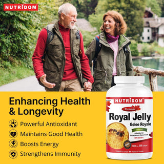 Nutridom Royal Jelly 1000mg, 300 Softgels - CAFORIA.CA