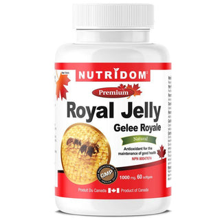 Nutridom Royal Jelly, 1,000mg, 60 Softgels - CAFORIA.CA